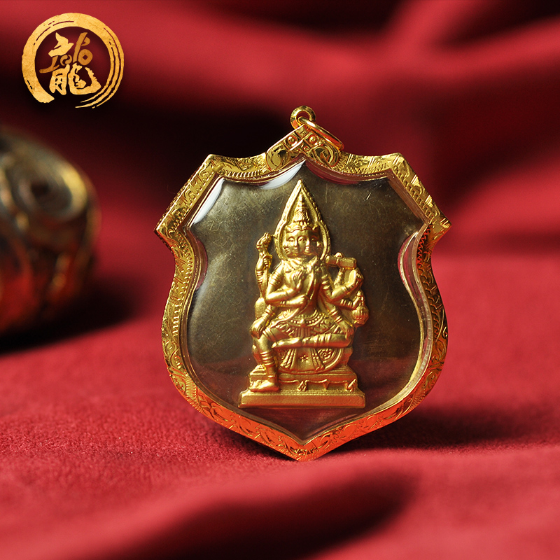 阿赞刁金身平面四面神 佛历2553 龙婆禅南 龙婆马哈苏拉萨共同加持